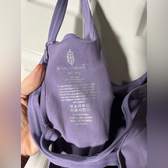 Free People Good Karma Onesie Daybreak M/L Purple NWOT - Picture 10 of 10